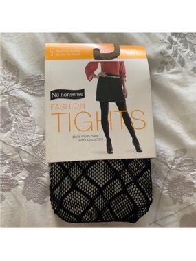 No Nonsense Black Fashion Fishnet Tights